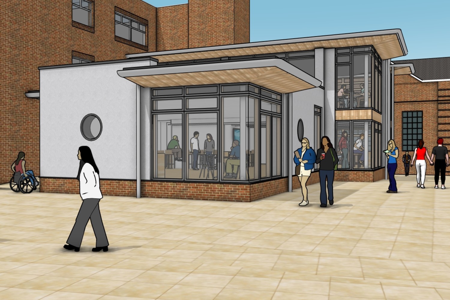 Godalming College building works 2024