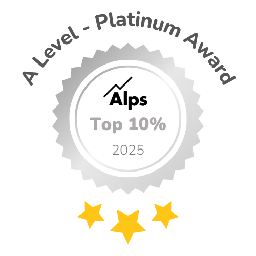 A Level ALPS Top 10% award